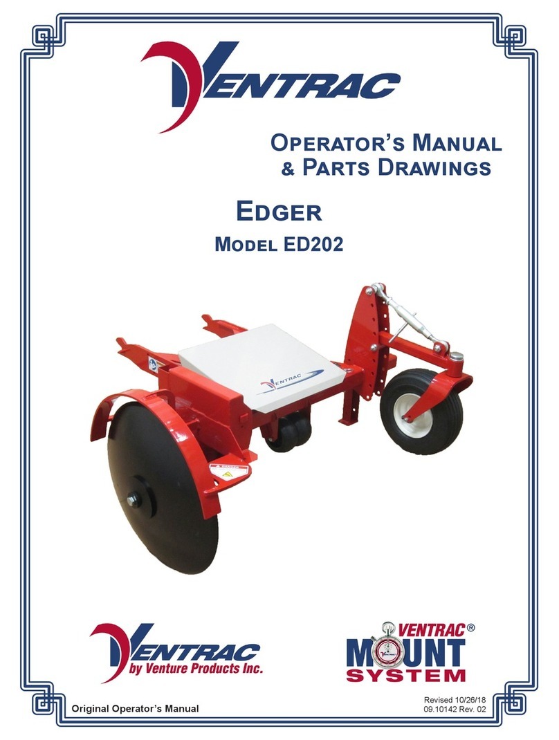 Ventrac ED202 Operator's manual and parts list