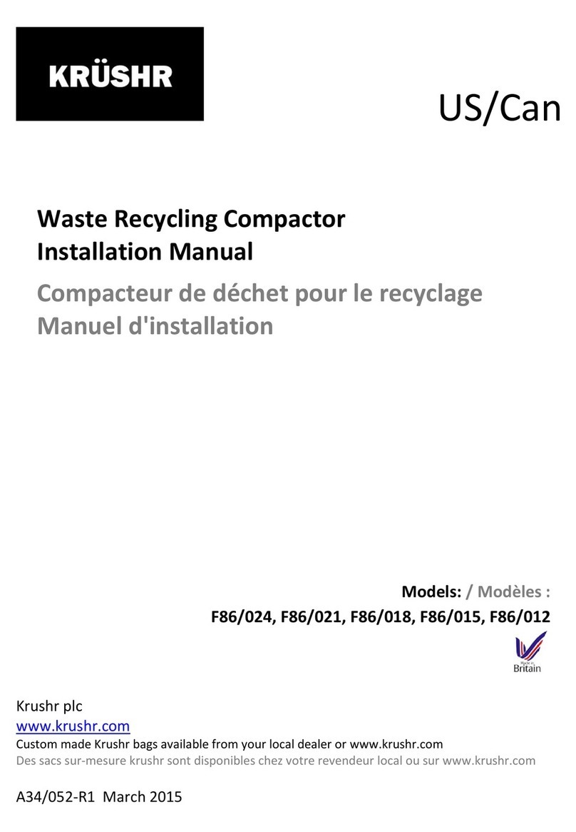 Krushr F86/024 Installation guides