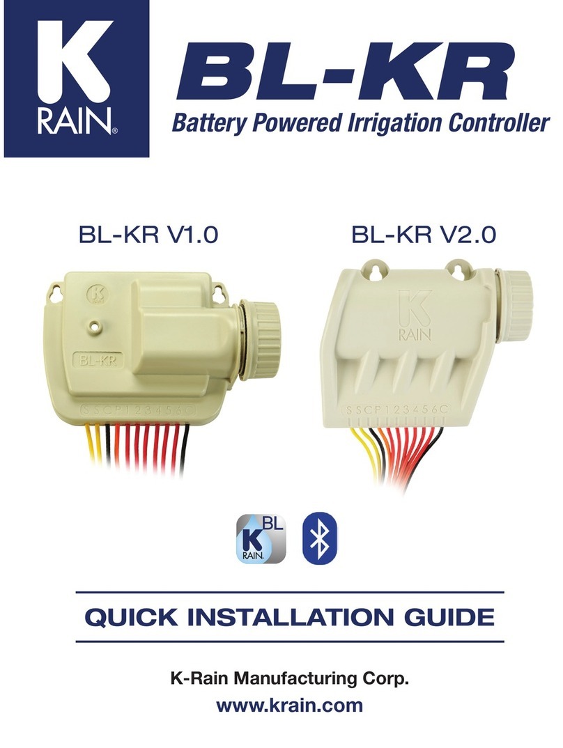 K-Rain BL-KR V1.0 User manual