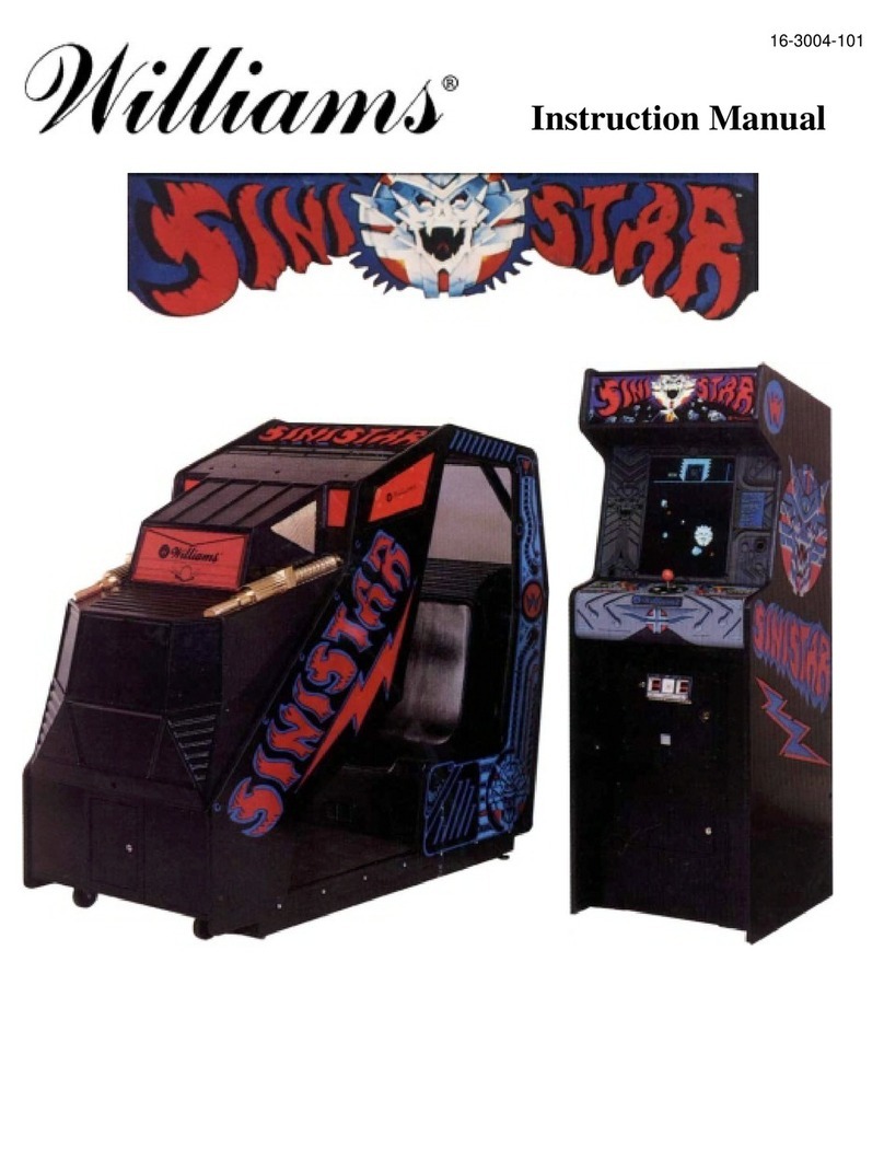 Williams Sinistar User manual