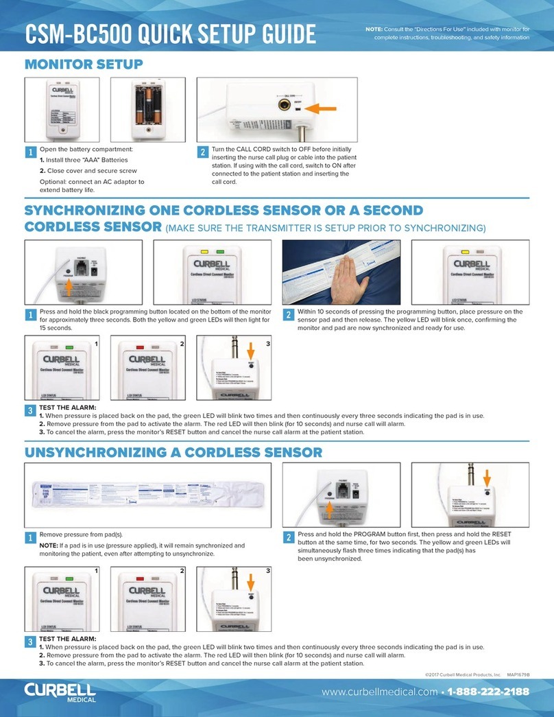 Curbell CSM-BC500 Quick setup guide Curbell CSM-BC500 Quick setup guide