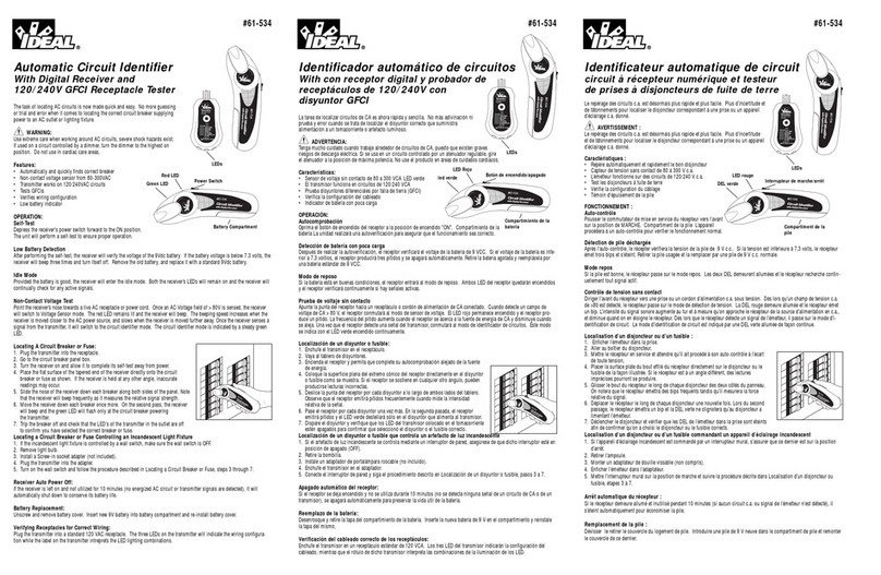 IDEAL 61-534 manual