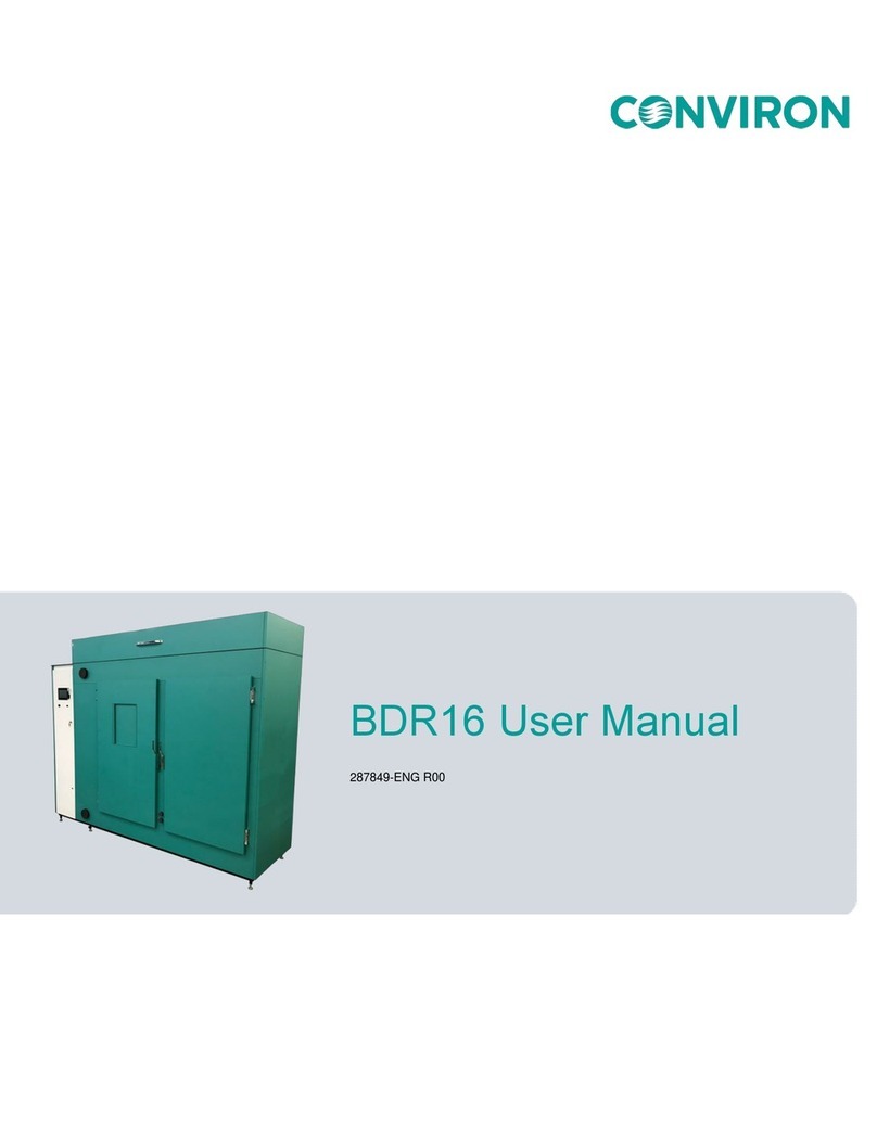 Conviron BDR16 user manual