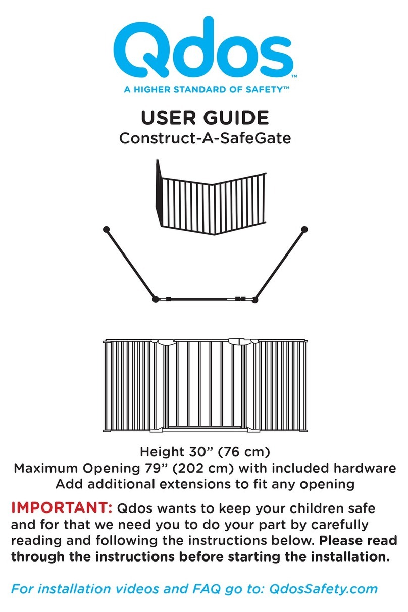 Qdos Construct-A-SafeGate User manual