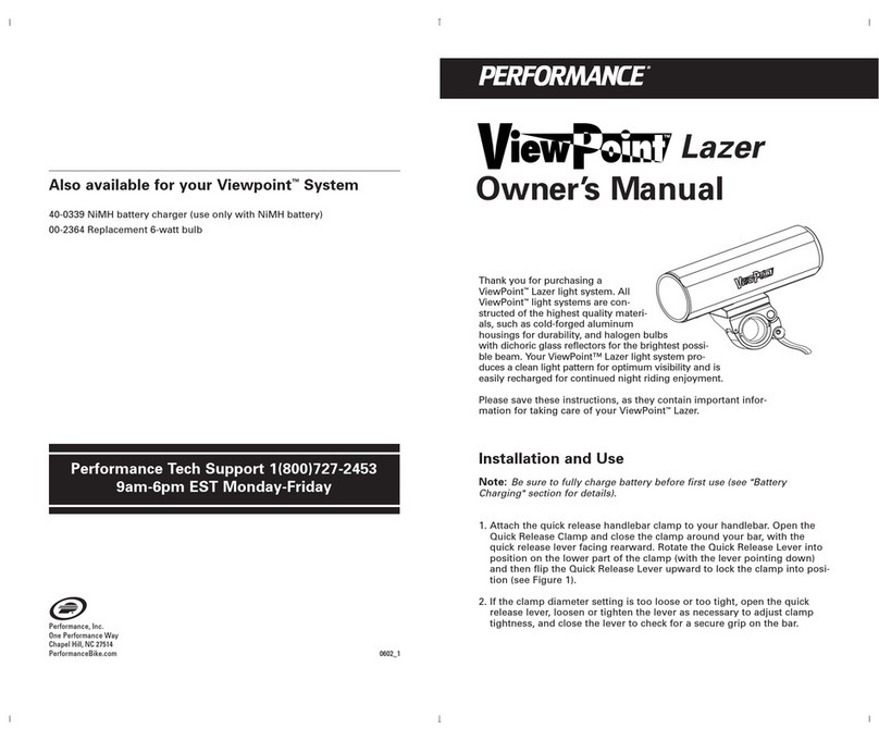 Performance Viewpoint Lazer owner's manual