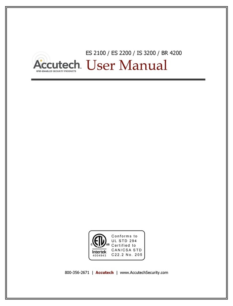 Accutech ES 2100 user manual