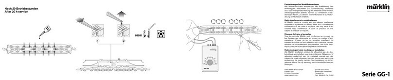 marklin GG-1 Series user manual