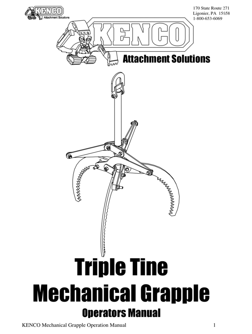 Kenco Mechanical Grapple operating manual