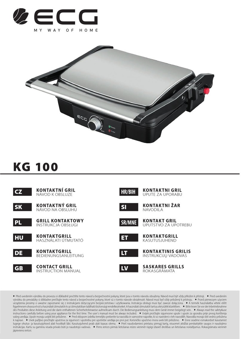 ECG KG 100 instruction manual