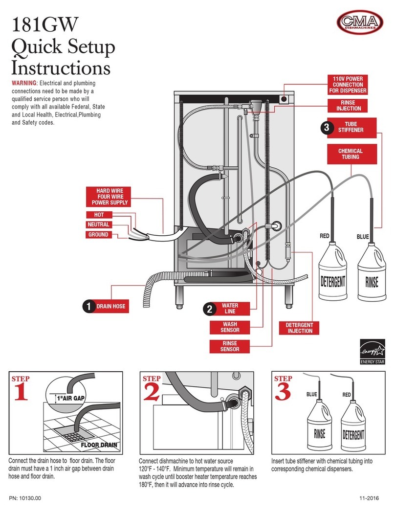 CMA Dishmachines 181GW Manual