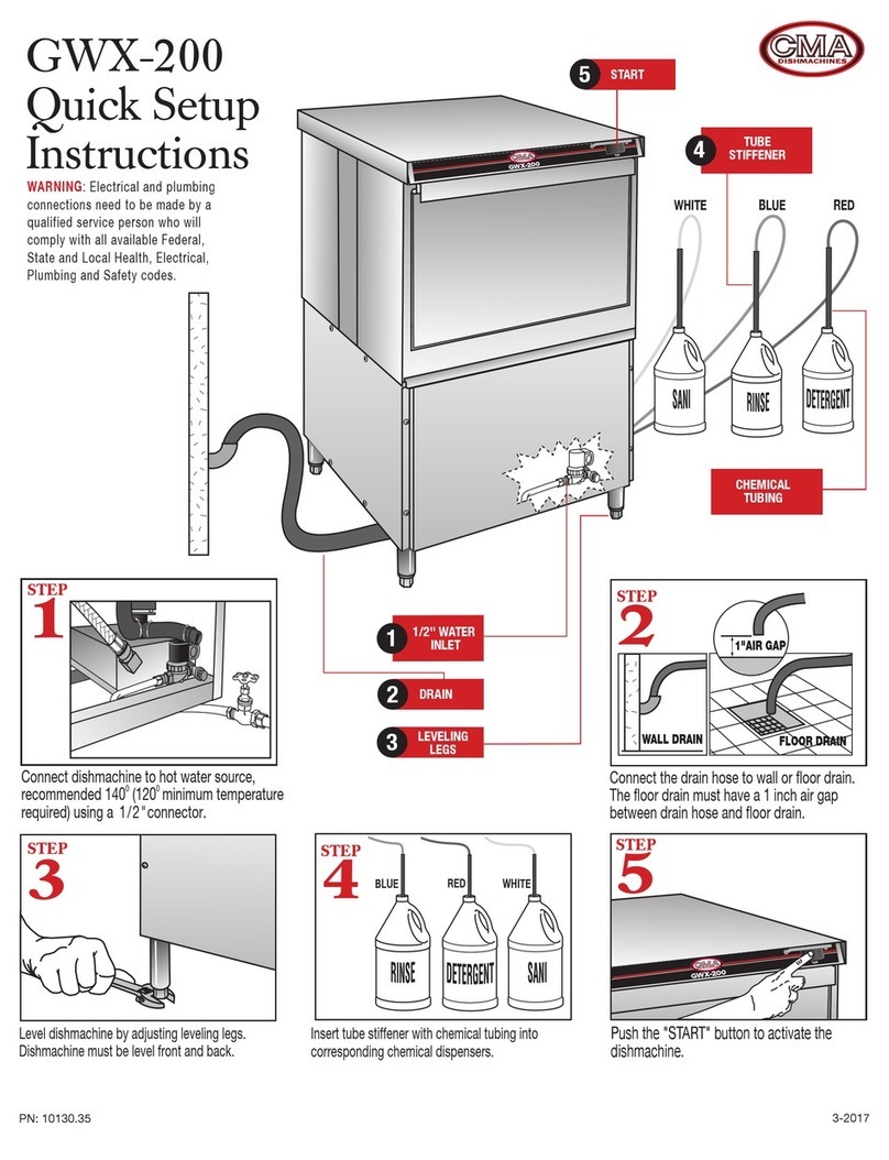 CMA Dishmachines GWX-200 Manual CMA Dishmachines GWX-200 Manual