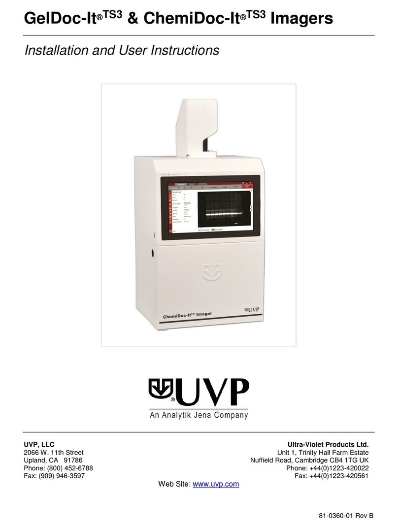 UVP GelDoc-It TS3 Installation and user instructions