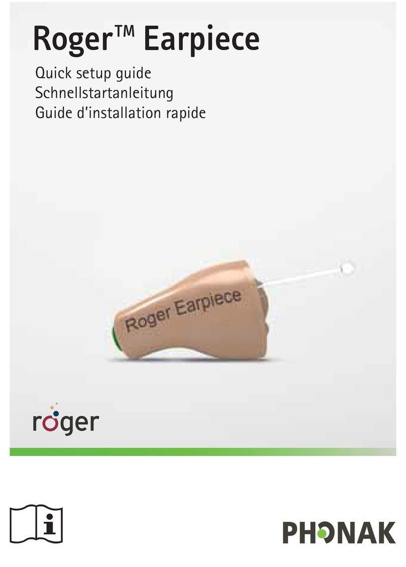 Phonak ROGER EARPIECE User manual