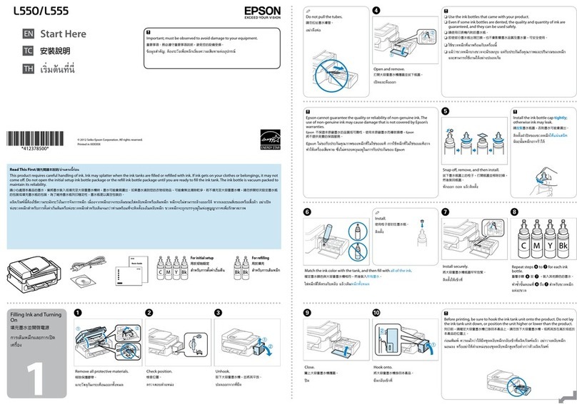 Epson L555 Instruction Manual