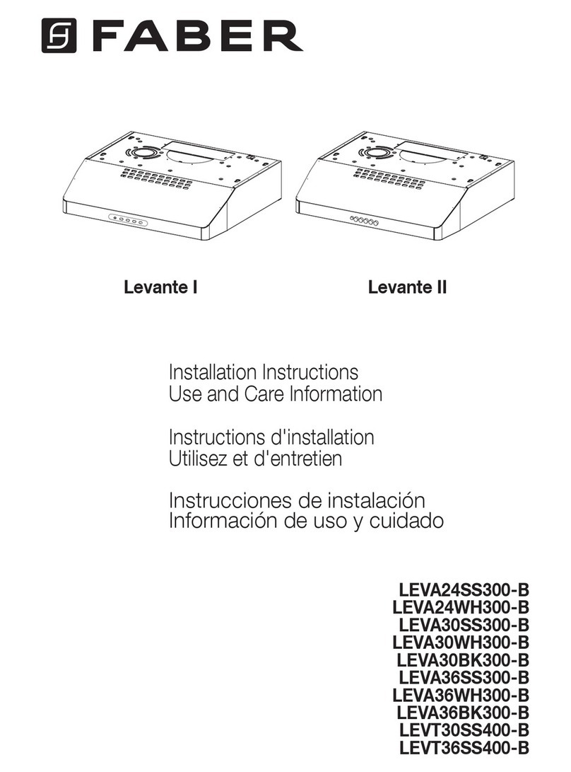 Faber Levante I User manual Faber Levante I User manual