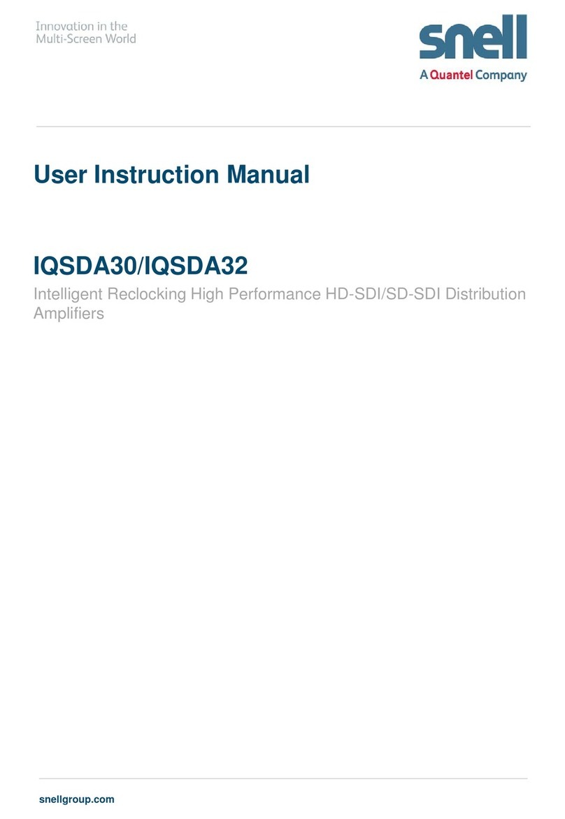 Snell IQSDA32 User instruction manual