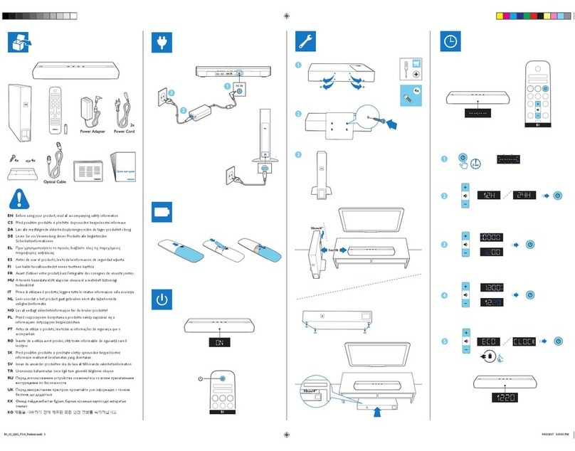 Philips Fidelio B1 User manual Philips Fidelio B1 User manual