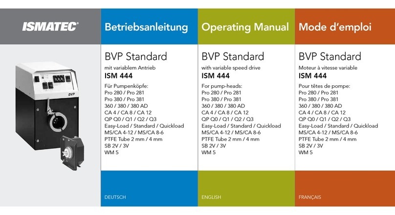 Ismatec BVP Standard operating manual