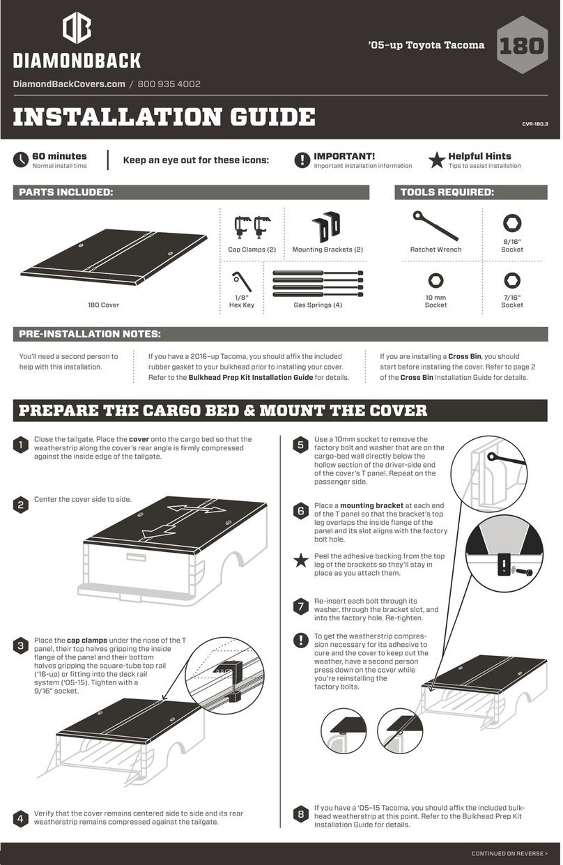 Diamondback 180 installation guide