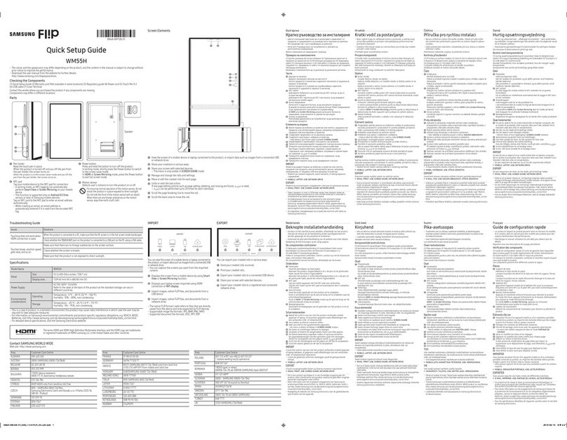 Samsung Flip WM55H User manual