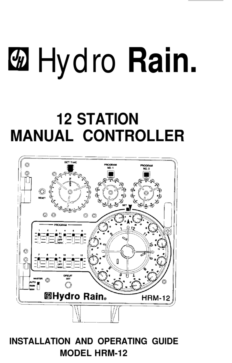 HYDRO-RAIN HRM-12 Installation guide