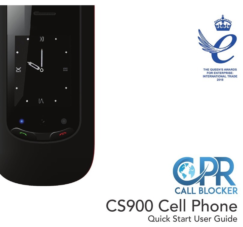 CPR CS900 Quick start user guide