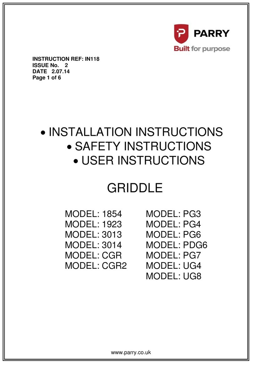 PARRY 1854 installation instructions