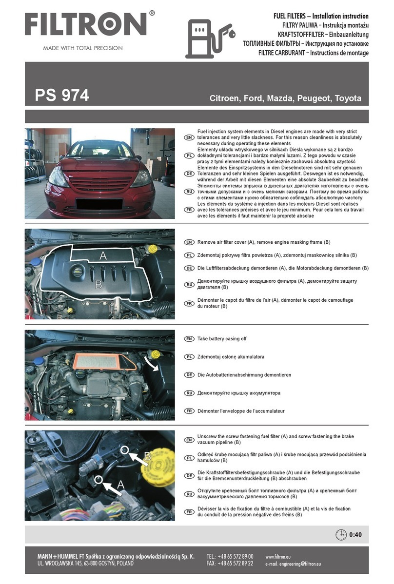 FILTRON PS 974 User manual
