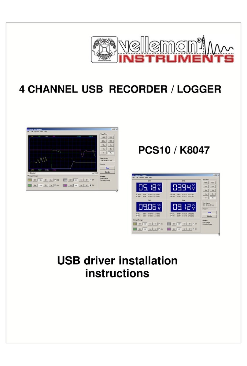 Velleman Instruments PCS10 installation instructions