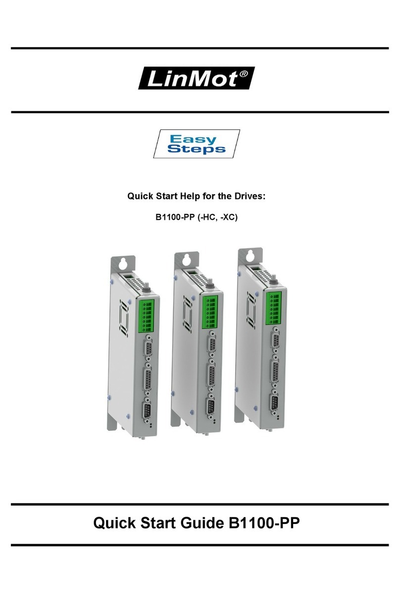 LinMot B1100-PP quick start