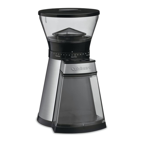 Cuisinart DBM18E User manual Cuisinart DBM18E User manual