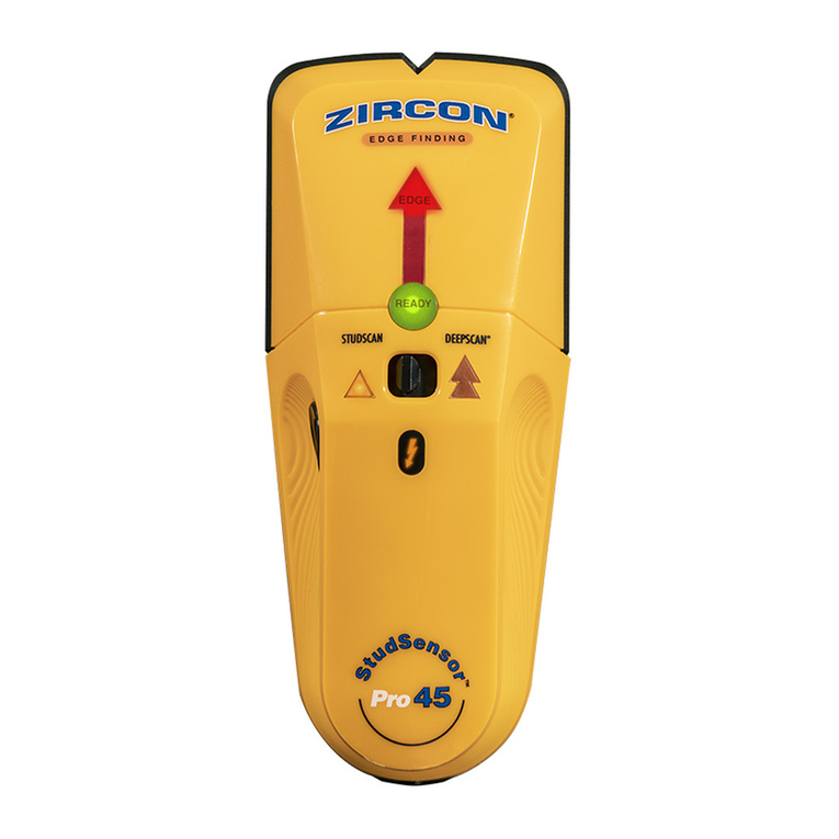Zircon StudSensor Pro45 User manual