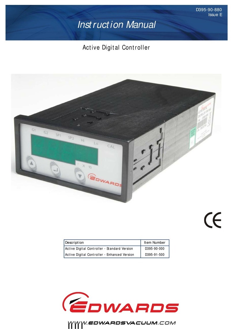 Edwards D395-90-000 User manual