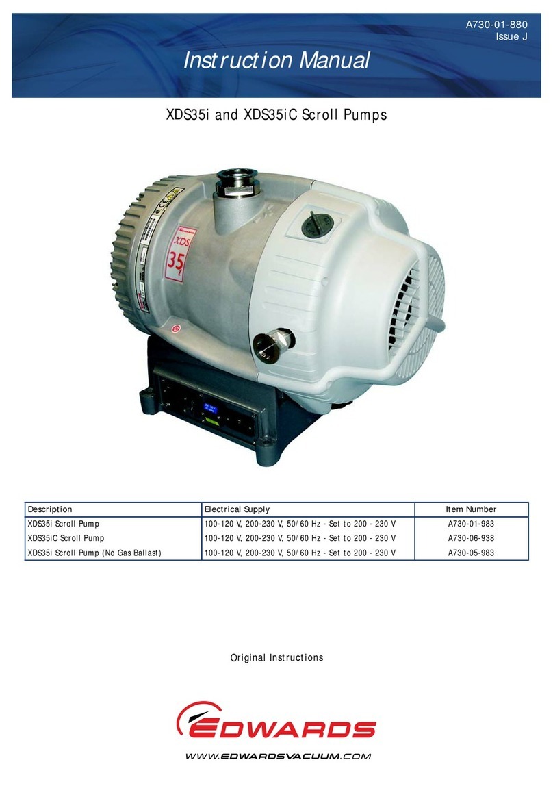 Edwards xds35i User manual