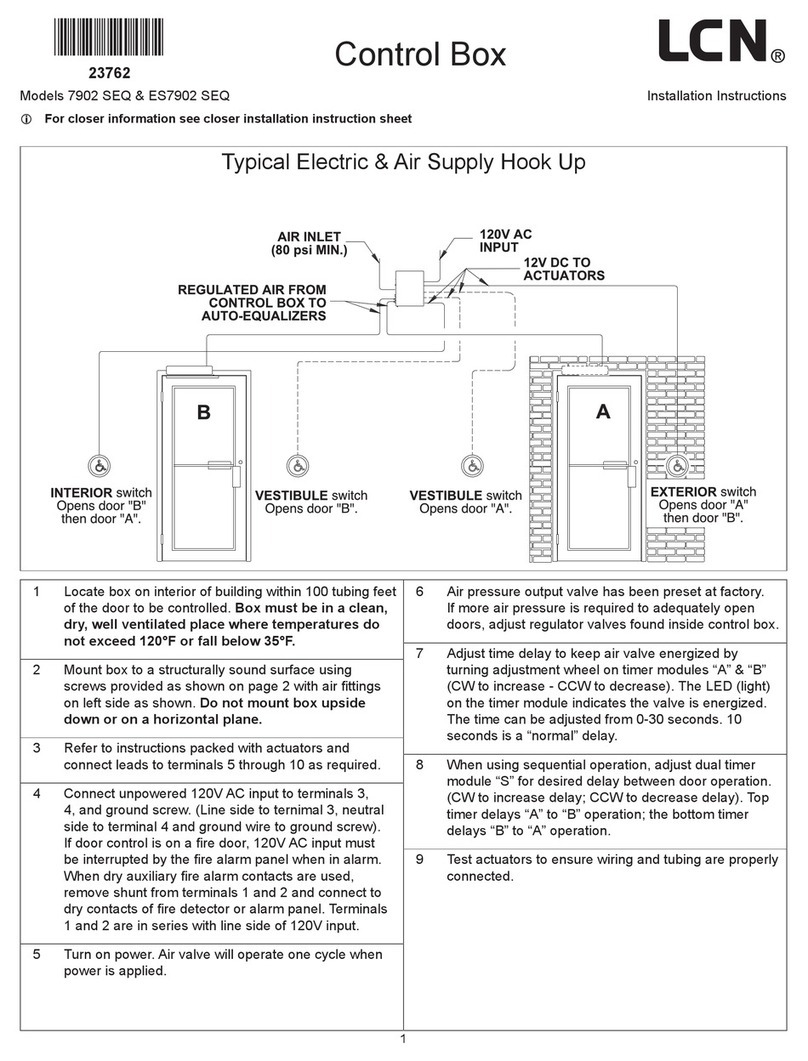 LCN ES7902 SEQ installation instructions