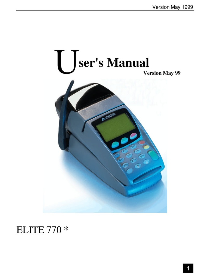 Ingenico Elite 770 User manual Ingenico Elite 770 User manual