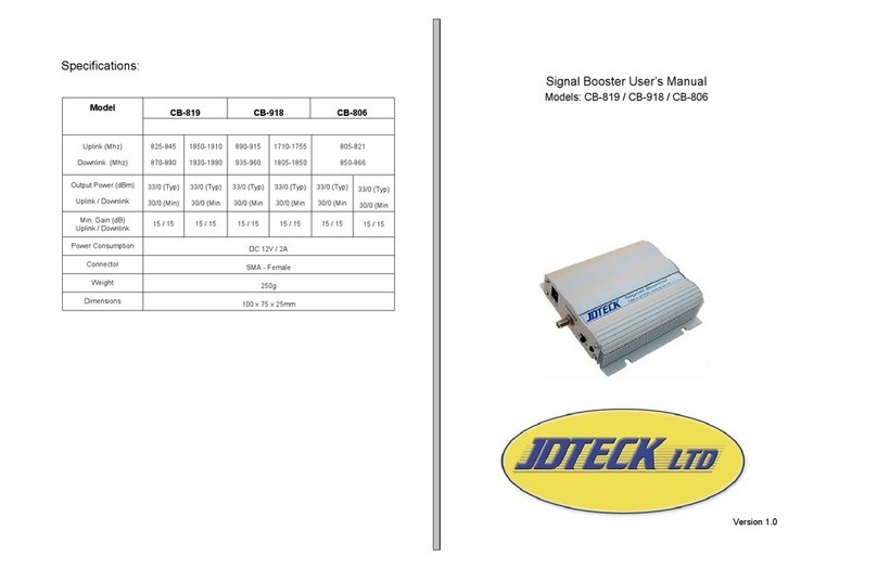 JDTECK CB-819 user manual