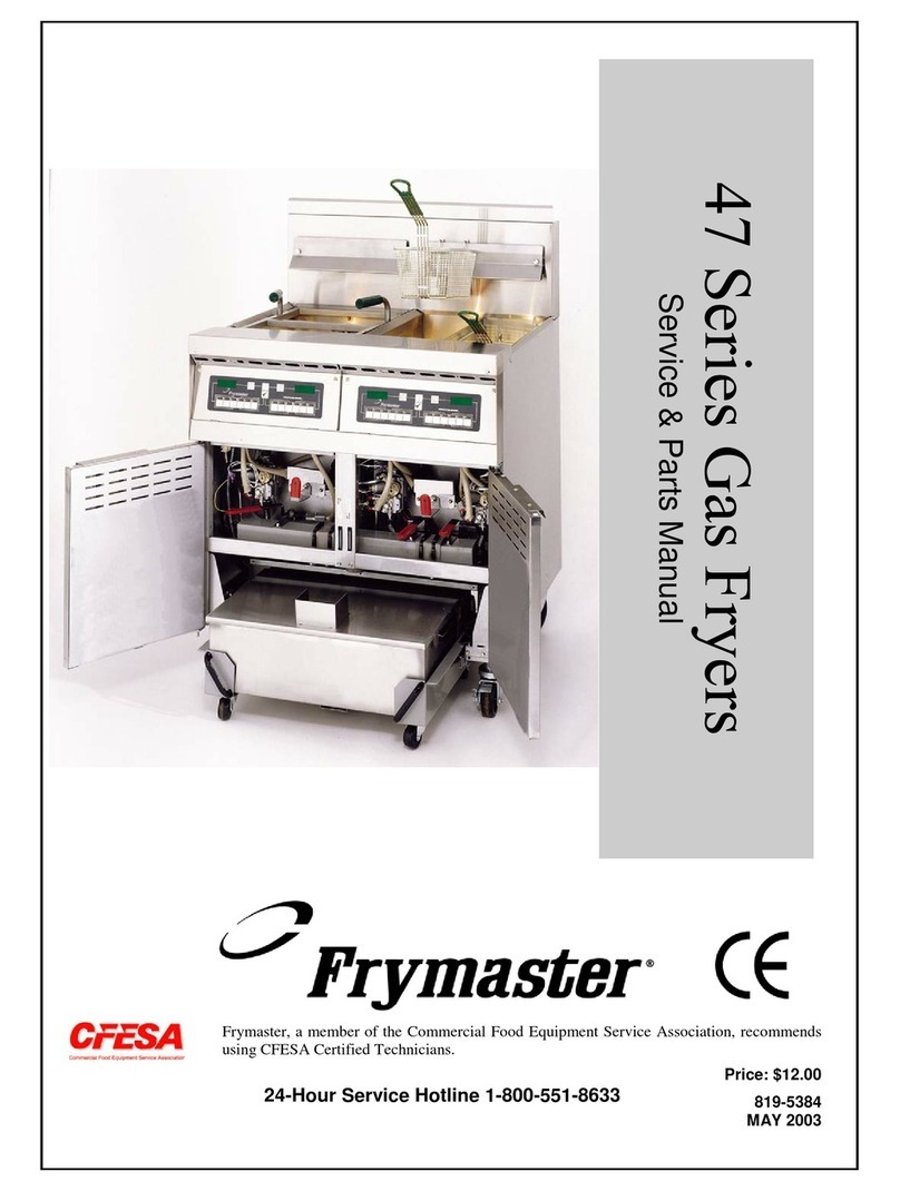 Frymaster 47 Series Service & parts manual