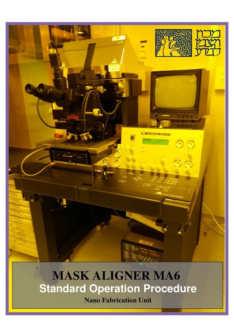 Karl Suss MA6 operating manual