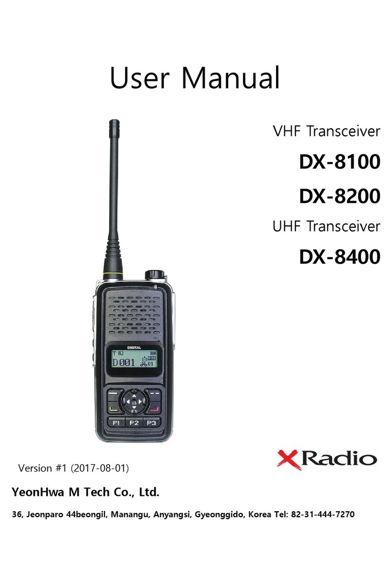 YEONHWA M TECH DX-8100 user manual YEONHWA M TECH DX-8100 user manual