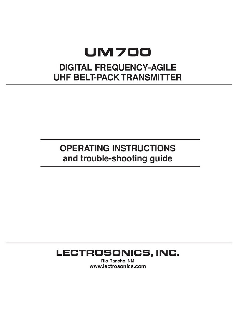 Lectrosonics UM700 User manual