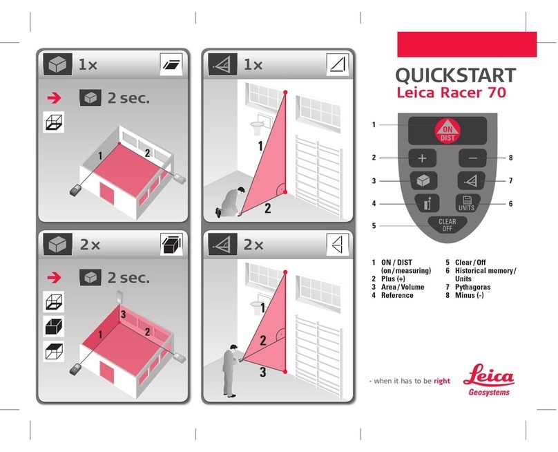 Leica Geosystems Racer 70 quick start