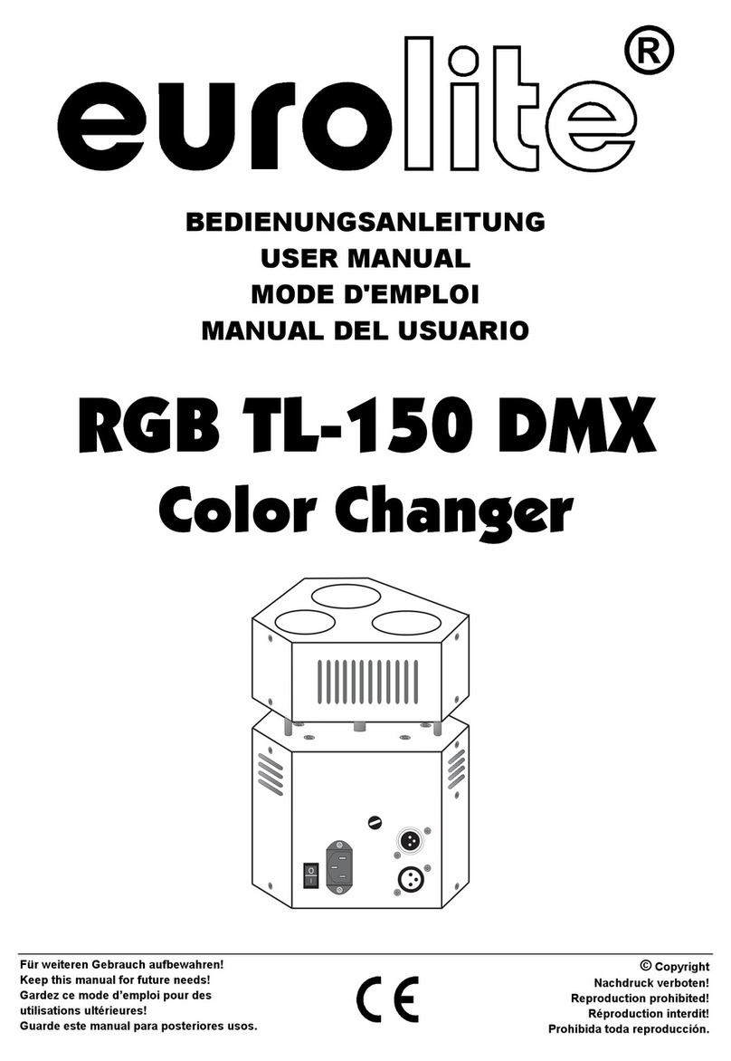 EuroLite RGB TL-150 DMX user manual