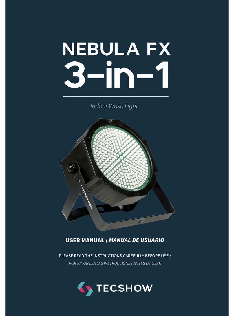 TECshow NEBULA FX 3-in-1 User manual