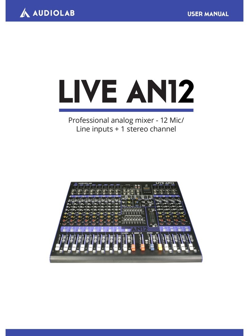 Audiolab LIVE AN12 User manual