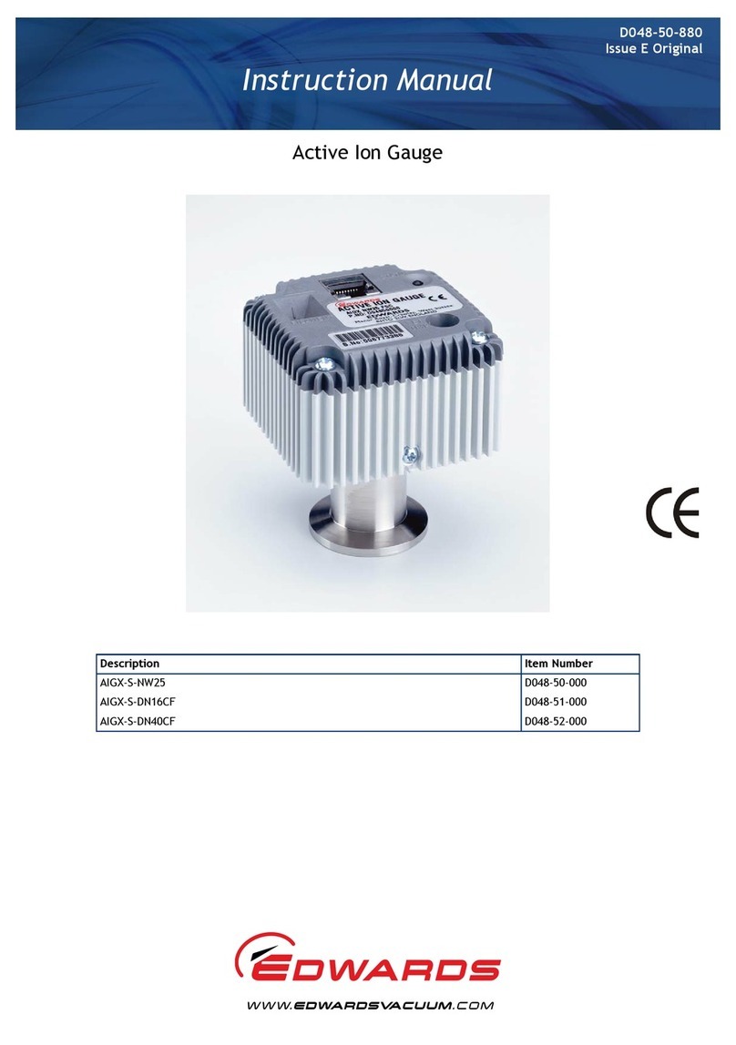 Edwards AIGX-S-NW25 User manual