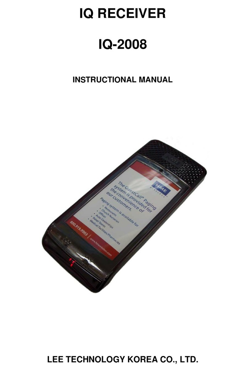 Lee Technology IQ-2008 Instructional manual