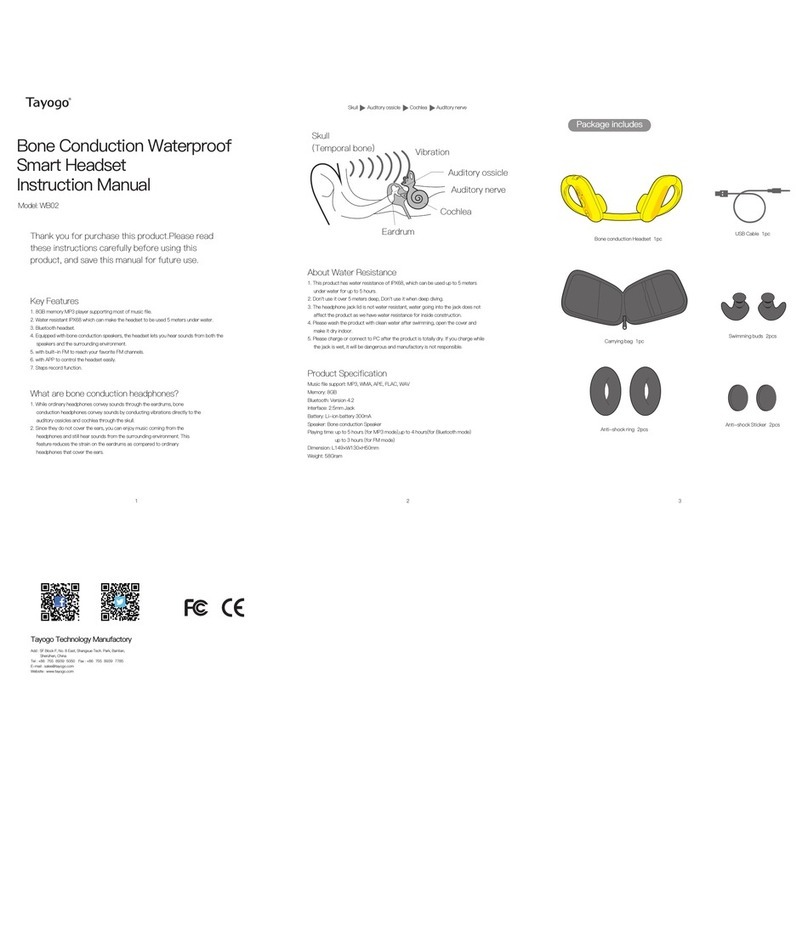 tayogo WB02 User manual