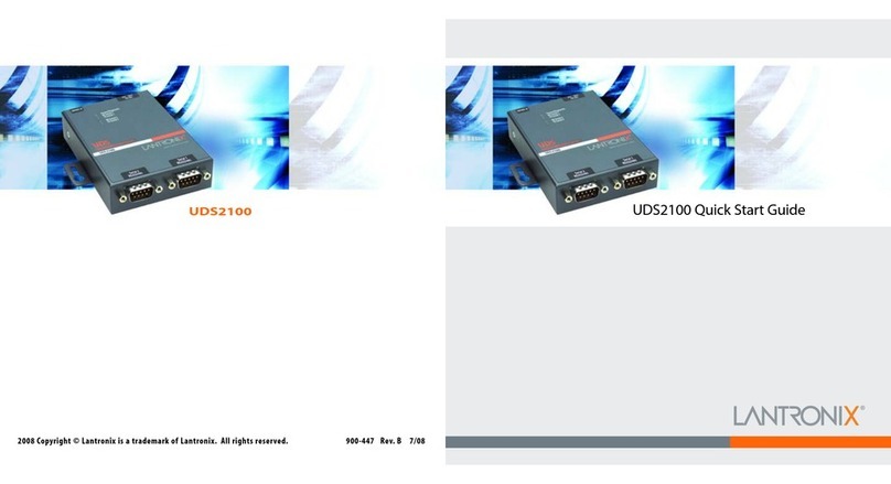Lantronix UDS2100 User manual