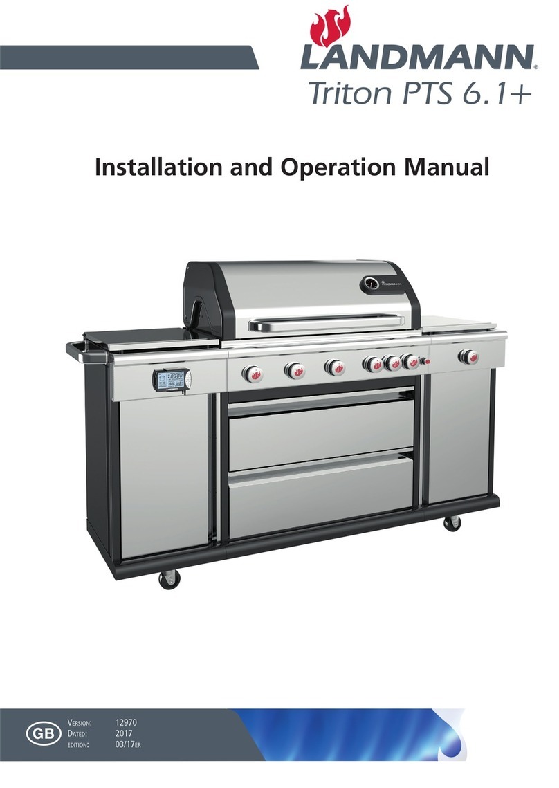 Landmann Triton PTS 6.1 Plus 12970 Installation and operation manual